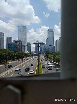 The Gatot Subroto Avenue